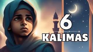 Learn Six Kalimas Of Islam  Arabic and English Translation  Deen [upl. by Kola45]