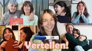 Vrienden en familie vertellen dat ik zwanger ben👶🏻🎁 [upl. by Ventre319]