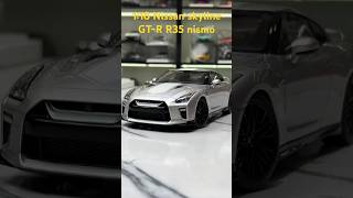 118 Nissan skyline GTR R35 nismonissan nissanskyline shorts diecast [upl. by Naenej]