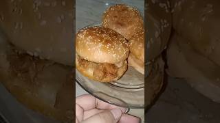 Zinger burger 🍔youtubeshorts viralshort recipe burger food [upl. by Nonnaer]