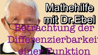 Betrachtung der Differenzierbarkeit einer Funktion [upl. by Scrogan]