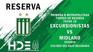 Excursionistas vs Midland  Fecha 18 [upl. by Rizan]