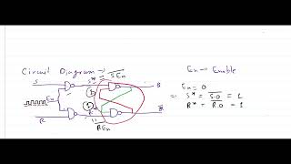 Sequential Circuit Lect 4 GatedEnabled SR Latch using NAND gate including all the required Tables [upl. by Andriette]