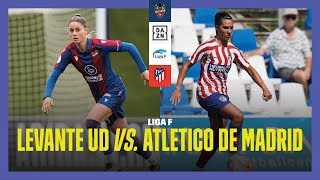 Levante vs Atletico Madrid  Liga F Matchweek 4 Livestream [upl. by Aenehs]