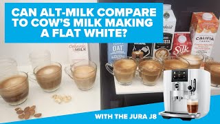 Can altmilk compare to cows milk using the Jura J8 [upl. by Bebe]