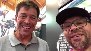 Claude with Chip Hawkins CEO and founder of Wahoo at Eurobike 2018 [upl. by Melina]