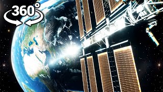 International Space Station  360° VR Experience🚀 [upl. by Aicina]