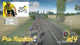 Tour de France 2023  Pro Kapitän 14  Windige Etappen [upl. by Michaelina]