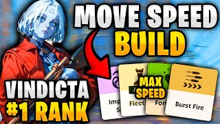 Vindicta build but you move so fast it looks like hacking MAX MOVEMENT SPEED BUILD [upl. by Adnilre7]