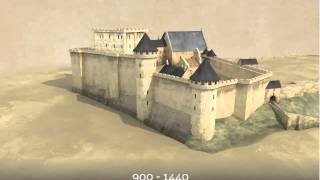 Reconstitution virtuelle de lHistoire du château royal de Blois [upl. by Beeson108]