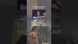 Big Thief  Paul cover bigthief indie musician [upl. by Docilu]