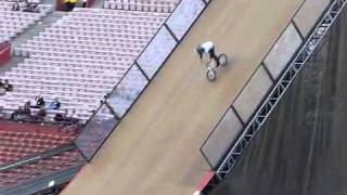 2010 X Games BMX Big Air  Andy Buckworth superman front flip  YouTube [upl. by Calloway]