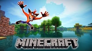 If Crash Bandicoot was in minecraft Animation [upl. by Mab]