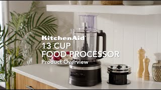 KitchenAid® 13Cup Food Processor with Dicing Kit Overview [upl. by Libb]