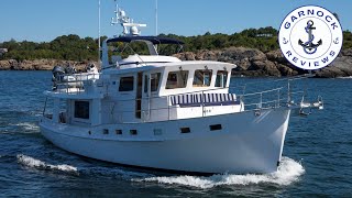 Krogen 48 AE Trawler Yacht  4730 Mile Range  Great Loop And Ocean Crossing Capabilities [upl. by Bogart]