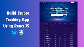 Crypto Tracking App Using React JS  Create Crypto Tracking App Using React JS amp Coin Gecko API [upl. by Skiba]