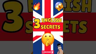 3 English Secrets 🔥🤫🇬🇧 LearnEnglish EnglishLanguage FunFacts [upl. by Barrington]