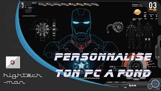 TUTO  Personnaliser son PC a fond  Avec Rainmeter [upl. by Pelage]