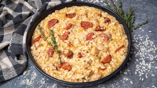 Chicken and Chorizo Risotto [upl. by Rimahs]