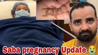 Saba ka 3 month Miscarriage 😭 Saba hui Emotional 😭 dipikakiduniya latest vlog  Saba Ibrahim [upl. by Nove107]