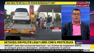 Republica autonomă Sibiu polițistul bătăuș care a călcat în picioare un tânăr în trafic protejat [upl. by Tager]