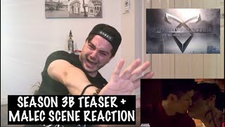 SHADOWHUNTERS  SEASON 3B TEASER TRAILER  MALEC SCENE REACTION [upl. by Garvey]