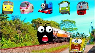 TekaTeki Tebak Gambar Lokomotif cc206 Kereta Lawas Funny Train Thomas Titipo Kereta Lucu Lani [upl. by Owens]