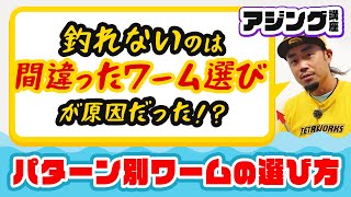 【アジング】ワームの選び方。アジングのコツ教えます。入門講座④ [upl. by Hnaht348]