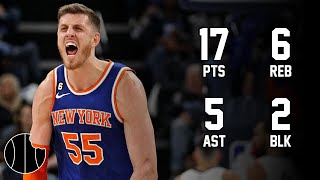 Isaiah Hartenstein Highlights  76ers vs Knicks  5th Jan 2024 [upl. by Loss]