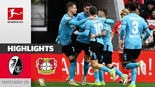 26 Games Unbeaten Wirtz Schick amp Co Shined  SC Freiburg  Bayer 04 Leverkusen 23  Highlights [upl. by Berty]