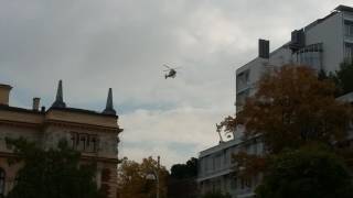 Hubschrauber Start vom Krankenhaus der Elisabethinen in Linz [upl. by Pieter]