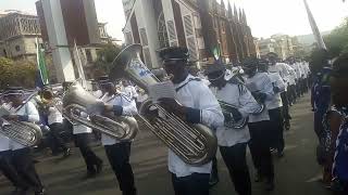 𝑴𝑩𝑯𝑺 brass band playing centenary march on 148th anniversary [upl. by Sully214]