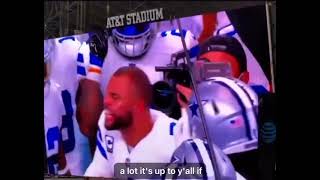 Dak Prescott pregame speech ￼ [upl. by Annahsat366]