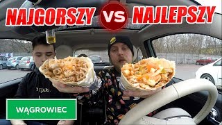 TEST NAJGORSZY VS NAJLEPSZY KEBAB  WĄGROWIEC [upl. by Raphaela]