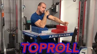 ARM WRESTLING TRAINING FOR TOPROLLТРЕНИРОВКА ВЕРХА ДЛЯ АРМРЕСТЛИНГА armwrestling [upl. by Euginomod]