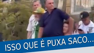 BOLSONARO E SALLES VIRAM MEME APÓS SEREM FLAGRADOS AGARRADOS [upl. by Retswerb]