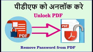 Pdf ko unlock kaise kare  How to unlock pdf file  Unlock Pdf [upl. by Ynohtnad6]