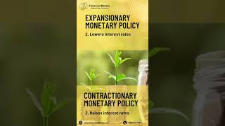 Understand difference between expansionary and contractionary monetary policy [upl. by Alyaj391]