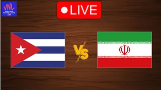 Live Cuba vs Iran  FIVB Volleyball Nations League 2024  Live Play By Play Scoreboard [upl. by Ennaylloh642]