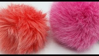 Faux Fur Pompoms  can you wash them [upl. by Cristian]