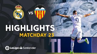 Highlights Real Madrid vs Valencia CF 20 [upl. by Regni]