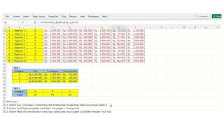 Cara Menggunakan Fungsi VLOOKUP HLOOKUP SUM [upl. by Elburt]