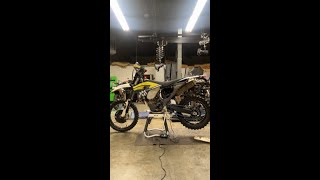 Husqvarna FE501 Snow Bike Swap [upl. by Eiramasil]