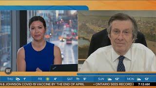 Mayor John Tory talks potential lockdown updates Torontos COVID vaccine efforts [upl. by Shih]