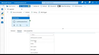 Azure Data Factory  Control Flow Activity  Get Metadata Activity [upl. by Ashlen778]