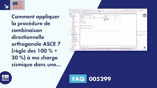 EN FAQ 005299  Comment appliquer la procédure de combinaison directionnelle orthogonale ASCE 7 [upl. by Nwahsirhc905]