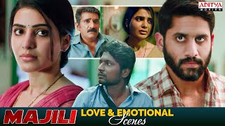 Naga Chaitanya amp Samantha Love amp Emotional Scenes  Majili Hindi Dubbed Movie  Aditya Movies [upl. by Sherye829]