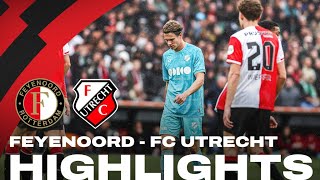 FC Utrecht grijpt mis tegen Feyenoord 😕  HIGHLIGHTS [upl. by Llertal]