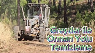 Greyder İle Orman Yolu Genişletme [upl. by Idalina]