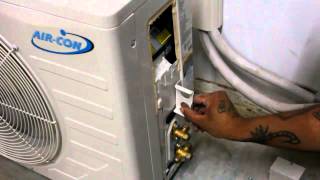 AirCon International Mini Split Installation Guide [upl. by Linskey]